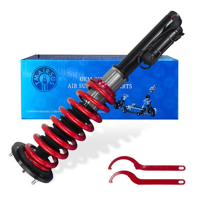 Kit de couverture de ressort d'air à enroulement de ressort avec annonces et réglable pour W220 W221