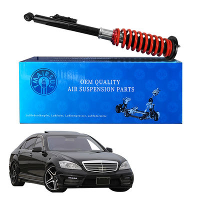 Couverture de ressort en bobine arrière Mercedes W221 Air Spring à Coil Kit de couverture de ressort avec annonces et réglable