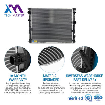 RADIATOR FOR BMW COMPATIBLE WITH 5 G30 6 GT G32 7 G11 G12 17118686025 17118743663