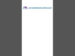 Vue de section de l'amortisseur de suspension avant à air pour Porsche Panamera 97034305215; 97034305115