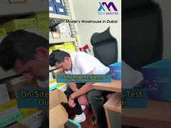 Les clients de Dubaï installent et testent nos amortisseurs pneumatiques sur site.