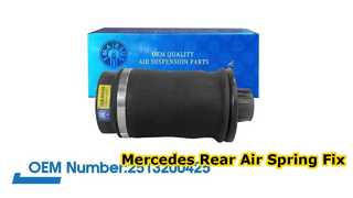 Ressort pneumatique arrière Mercedes-Benz W251/R350 R500
